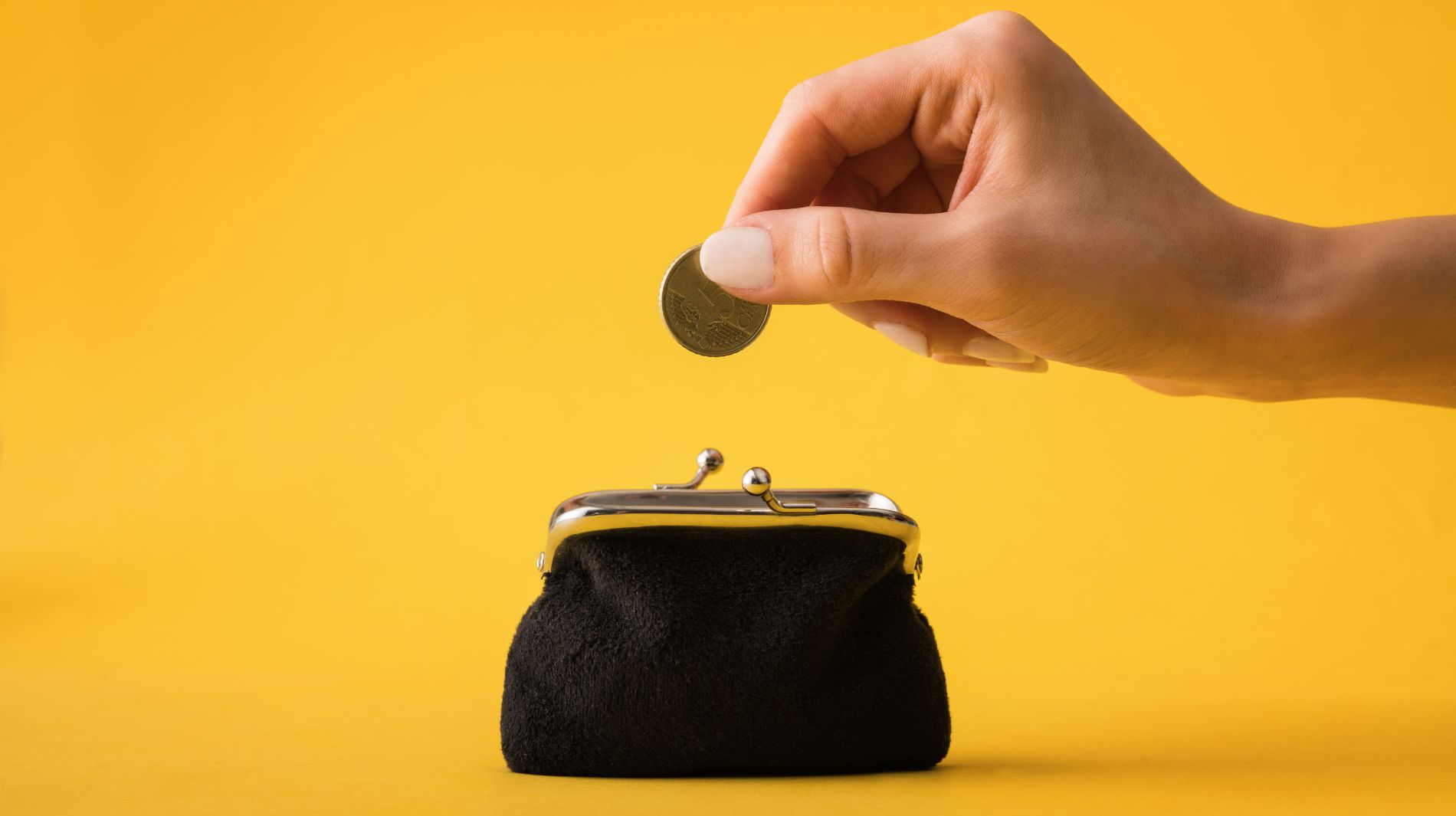 Coin going into a purse: radio advertising on a budget